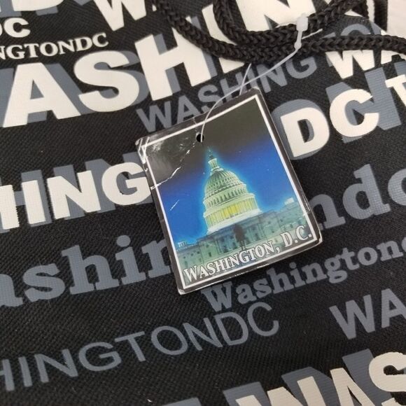 NWT. Washington DC Drawstring Backpack. - Picture 3 of 12